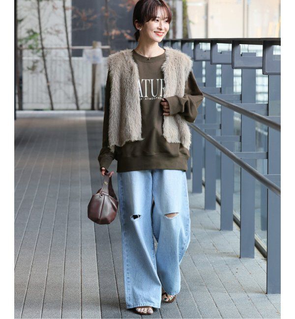 JOURNAL STANDARD relume「《2枚セット》3WAY Tシャツレイヤードスウェット」|スウェット・ジャージ|