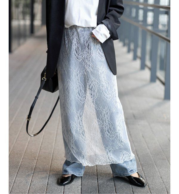 JOURNAL STANDARD relume「ラッセルストレッチレースナロースカート」|スカート|