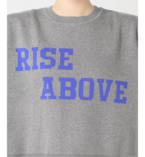 JOURNAL STANDARD relume「RISE ABOVEロゴニット」|ニット・セーター|