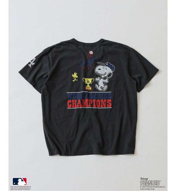 JOURNAL STANDARD relume「PEANUTS 別注 MLB ベースボール プリントTシャツ」|Tシャツ・カットソー|