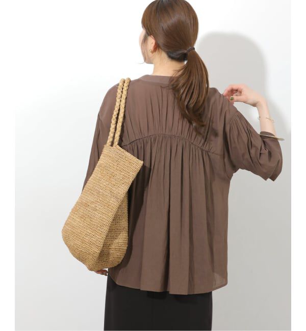 JOURNAL STANDARD relume「《追加2》T/R強撚ブラウス」|シャツ・ブラウス|