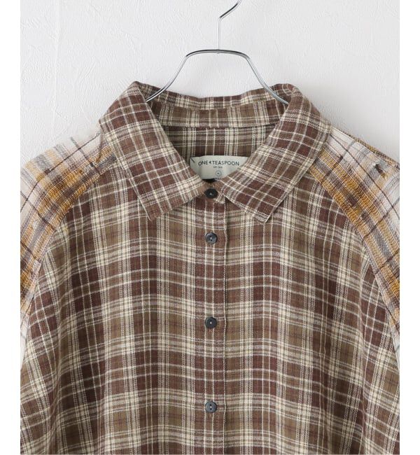 JOURNAL STANDARD「【ONE TEASPOON/ワンティースプーン】 RODEO RUST PATCJWORK SH」|シャツ・ブラウス|