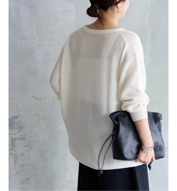 JOURNAL STANDARD「メッシュレースアップニット」|ニット・セーター|