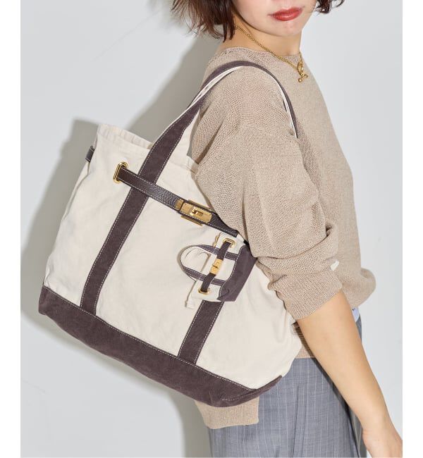 journal standard L'essage「別注【SITA PARANTICA】TOTE CVL M チャームセット」|トートバッグ|ブラウン