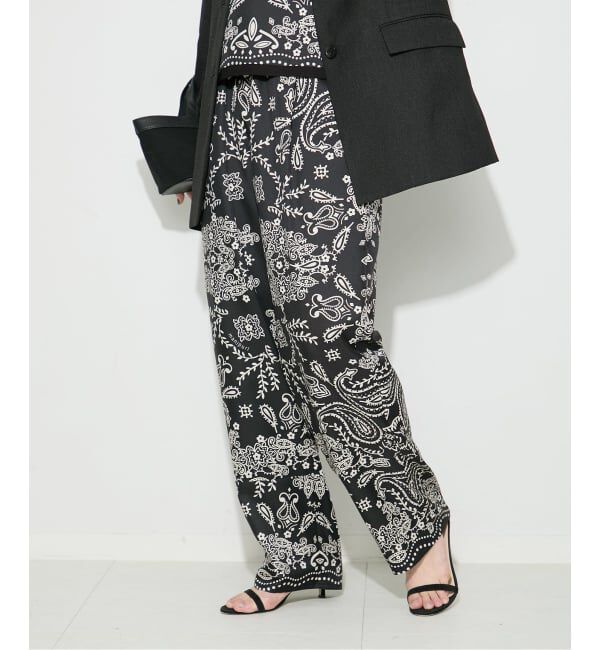 journal standard L'essage「《予約》別注【MANIPURI/マニプリ】ロングパンツ」|その他|ブラック