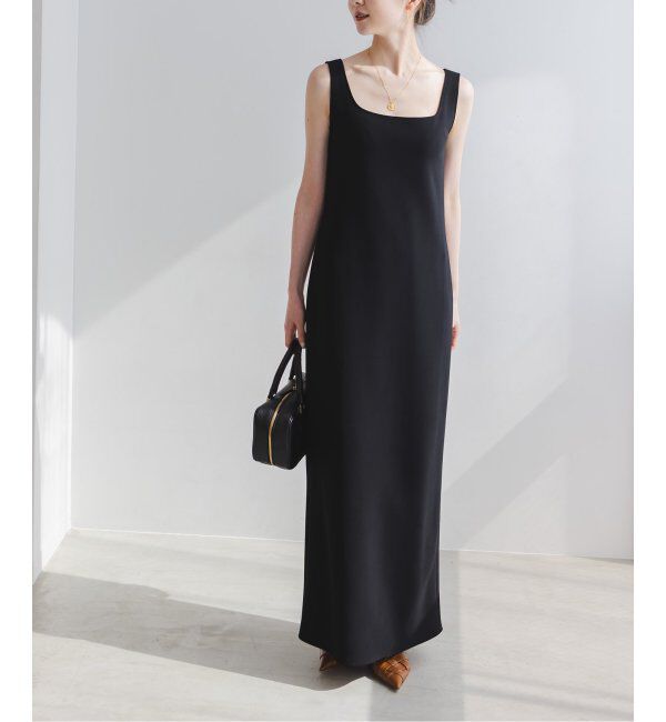 NOBLE「【洗える】ニットライクジョーゼット2wayワンピース」|ワンピース|