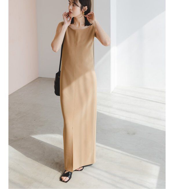 NOBLE「【洗える】ニットライクジョーゼット2wayワンピース」|ワンピース|