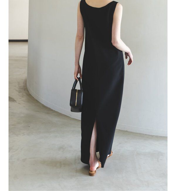 NOBLE「【洗える】ニットライクジョーゼット2wayワンピース」|ワンピース|