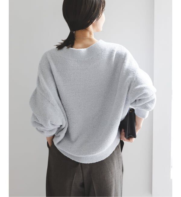 NOBLE「《WEB限定カラー・追加》ドライミックスモールニットプルオーバー」|ニット・セーター|