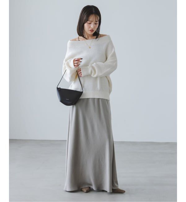 NOBLE「《WEB限定カラー・追加》ドライミックスモールニットプルオーバー」|ニット・セーター|