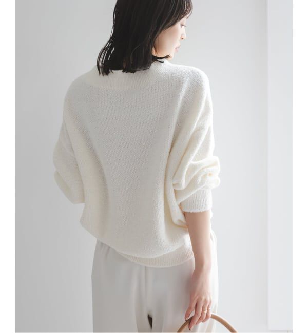 NOBLE「《WEB限定カラー・追加》ドライミックスモールニットプルオーバー」|ニット・セーター|