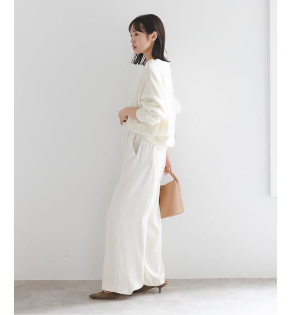 NOBLE「《WEB限定カラー・追加》ドライミックスモールニットプルオーバー」|ニット・セーター|