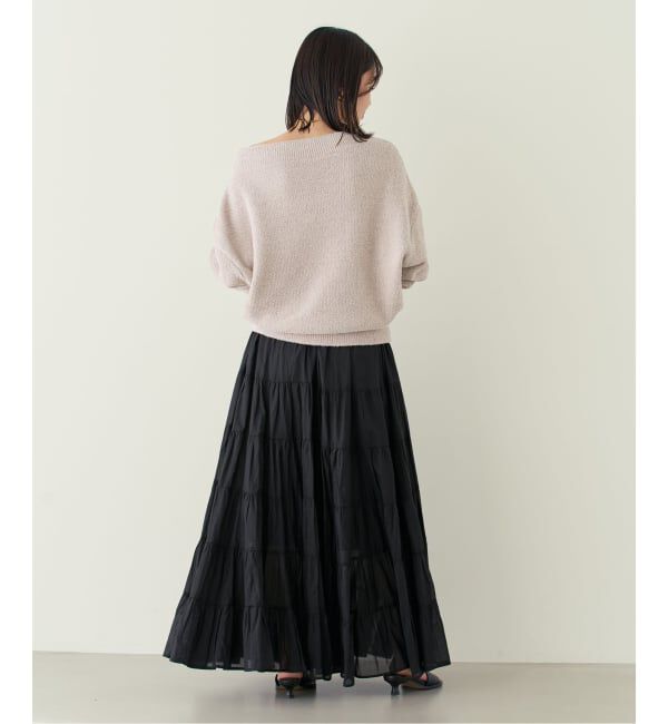 NOBLE「《WEB限定カラー・追加》ドライミックスモールニットプルオーバー」|ニット・セーター|