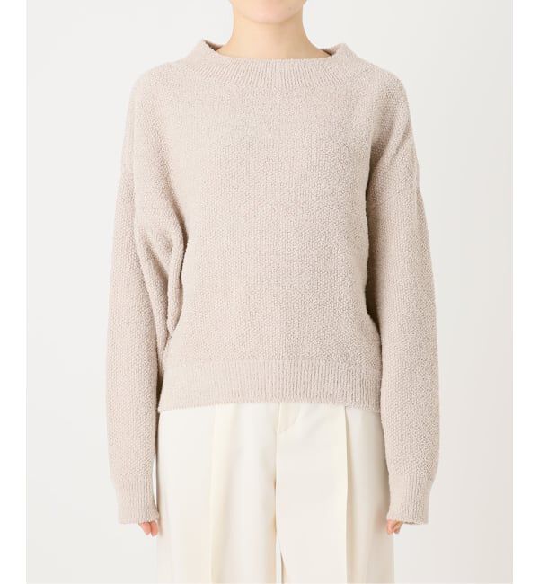 NOBLE「《WEB限定カラー・追加》ドライミックスモールニットプルオーバー」|ニット・セーター|