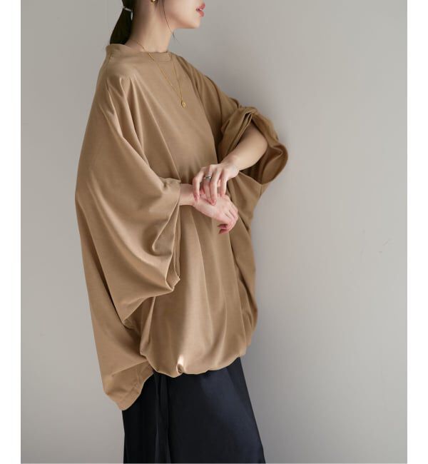 NOBLE「COG THE BIGSMOKE/コグザビッグスモーク NARIAH TUCKED SLEEVE TOP」|Tシャツ・カットソー|