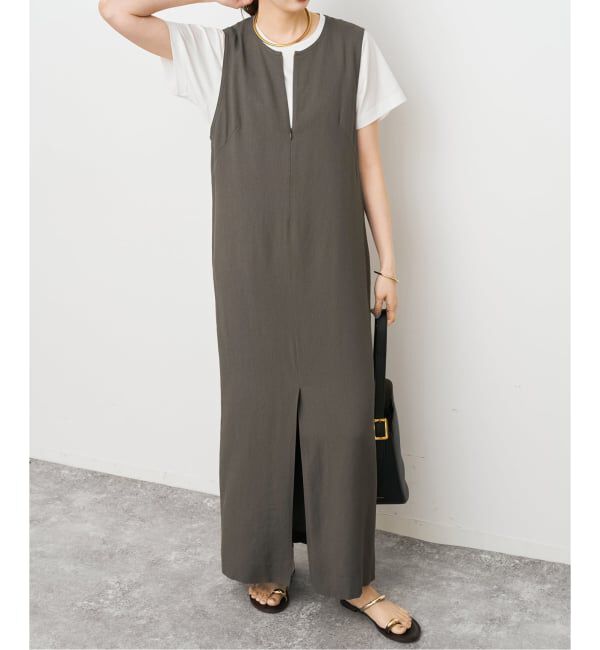 Spick and Span「メランジIラインワンピース」|ワンピース|