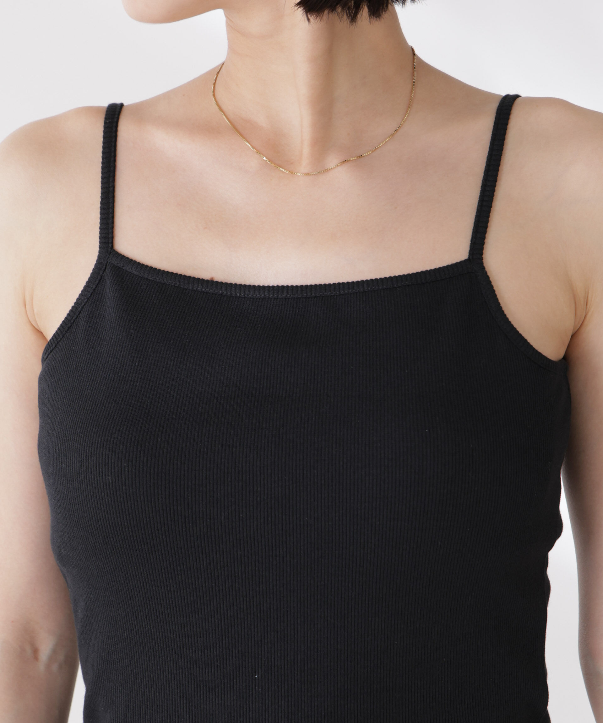 nano･universe「抗菌防臭・接触冷感機能 カップ付きキャミソール」|Tシャツ・カットソー|