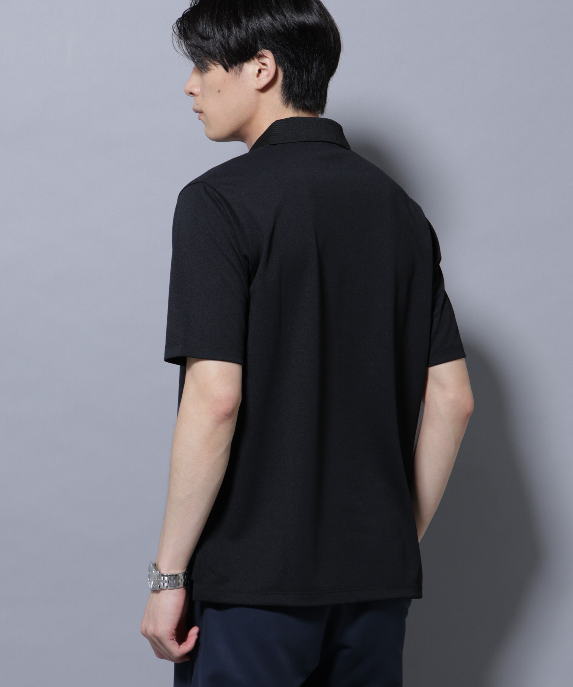 nano･universe「「N POLO」 AERO FREEZE 鹿の子ポロシャツ」|Tシャツ・カットソー|