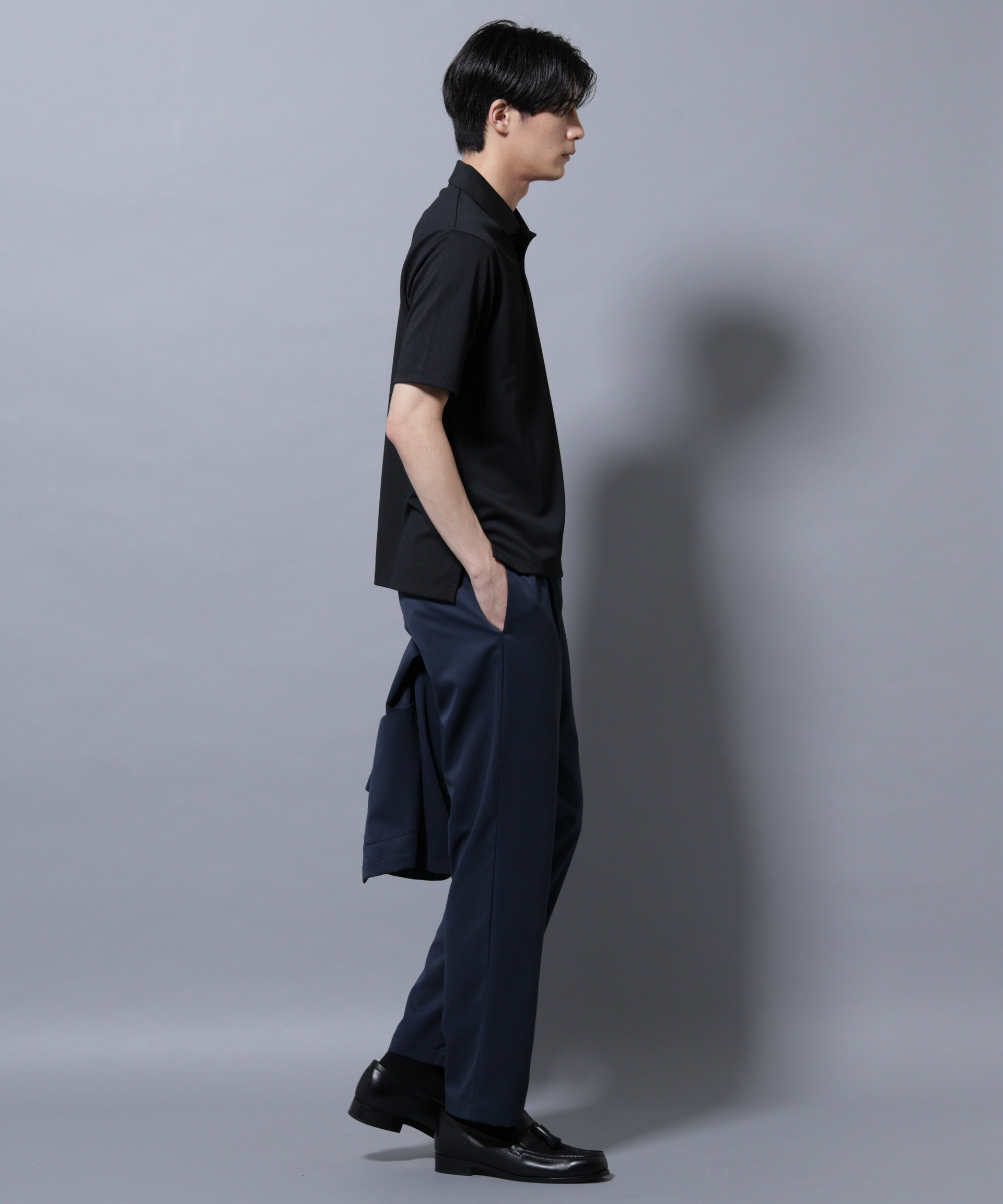 nano･universe「「N POLO」 AERO FREEZE 鹿の子ポロシャツ」|Tシャツ・カットソー|