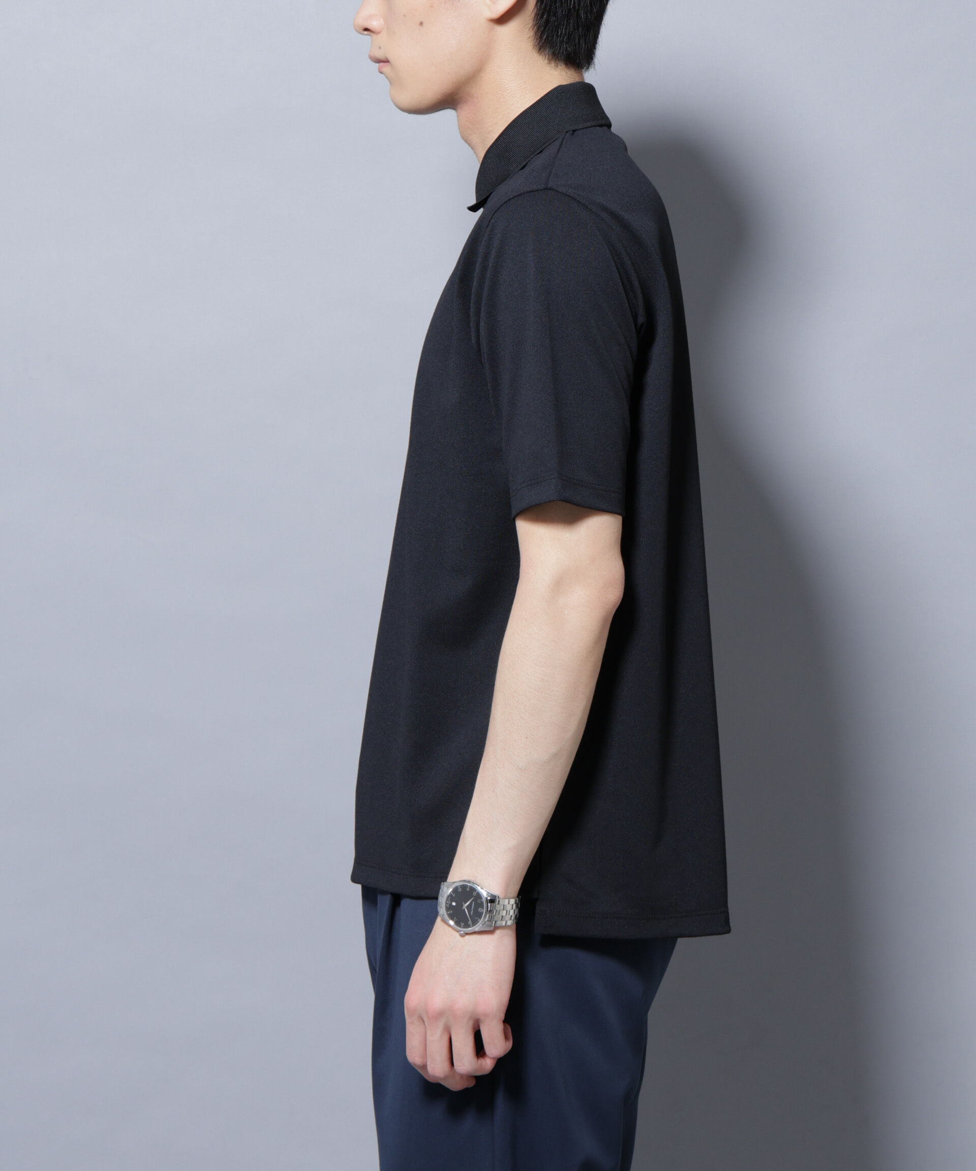 nano･universe「「N POLO」 AERO FREEZE 鹿の子ポロシャツ」|Tシャツ・カットソー|