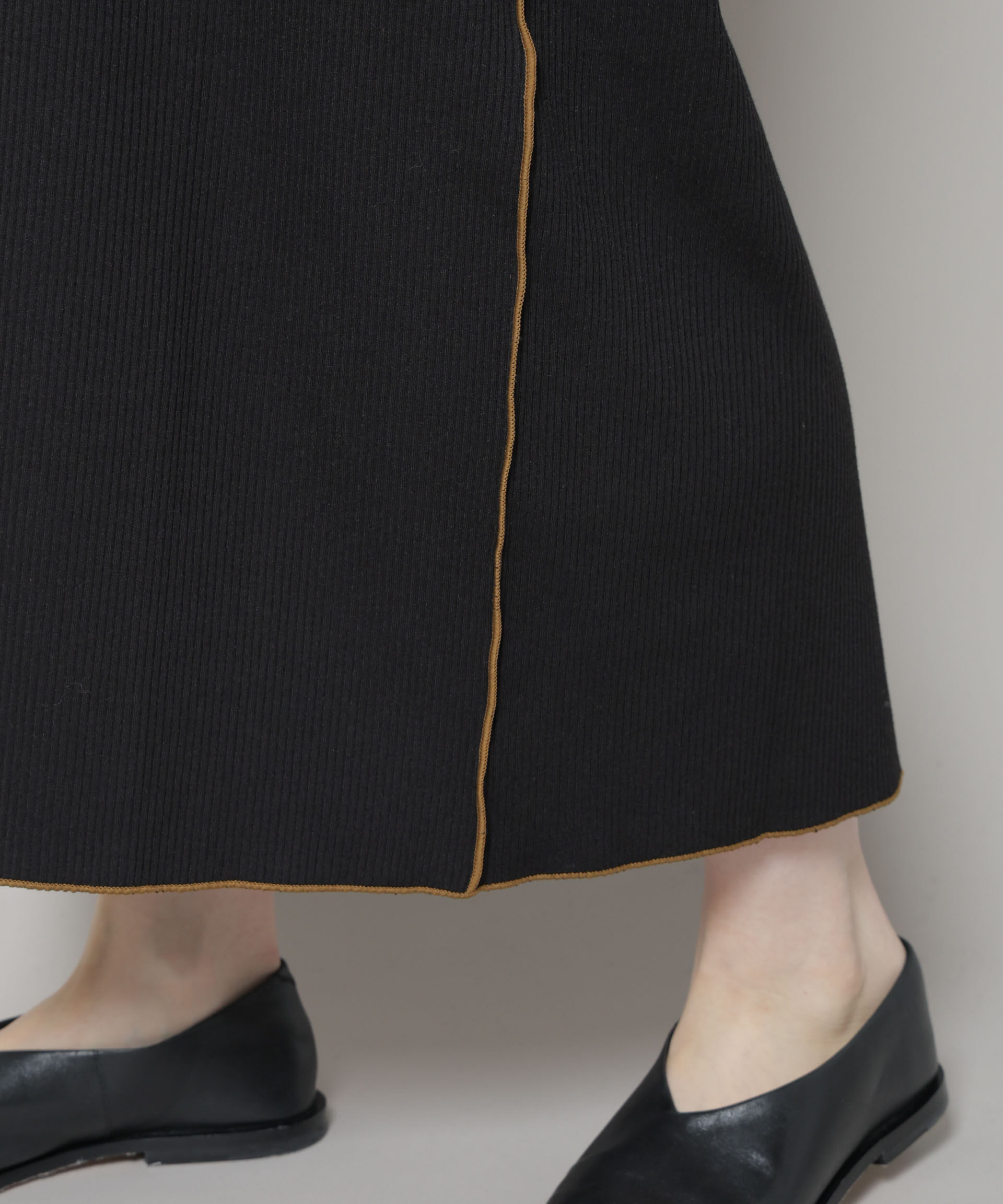 nano･universe「テレコリブ配色メローワンピース」|ワンピース|