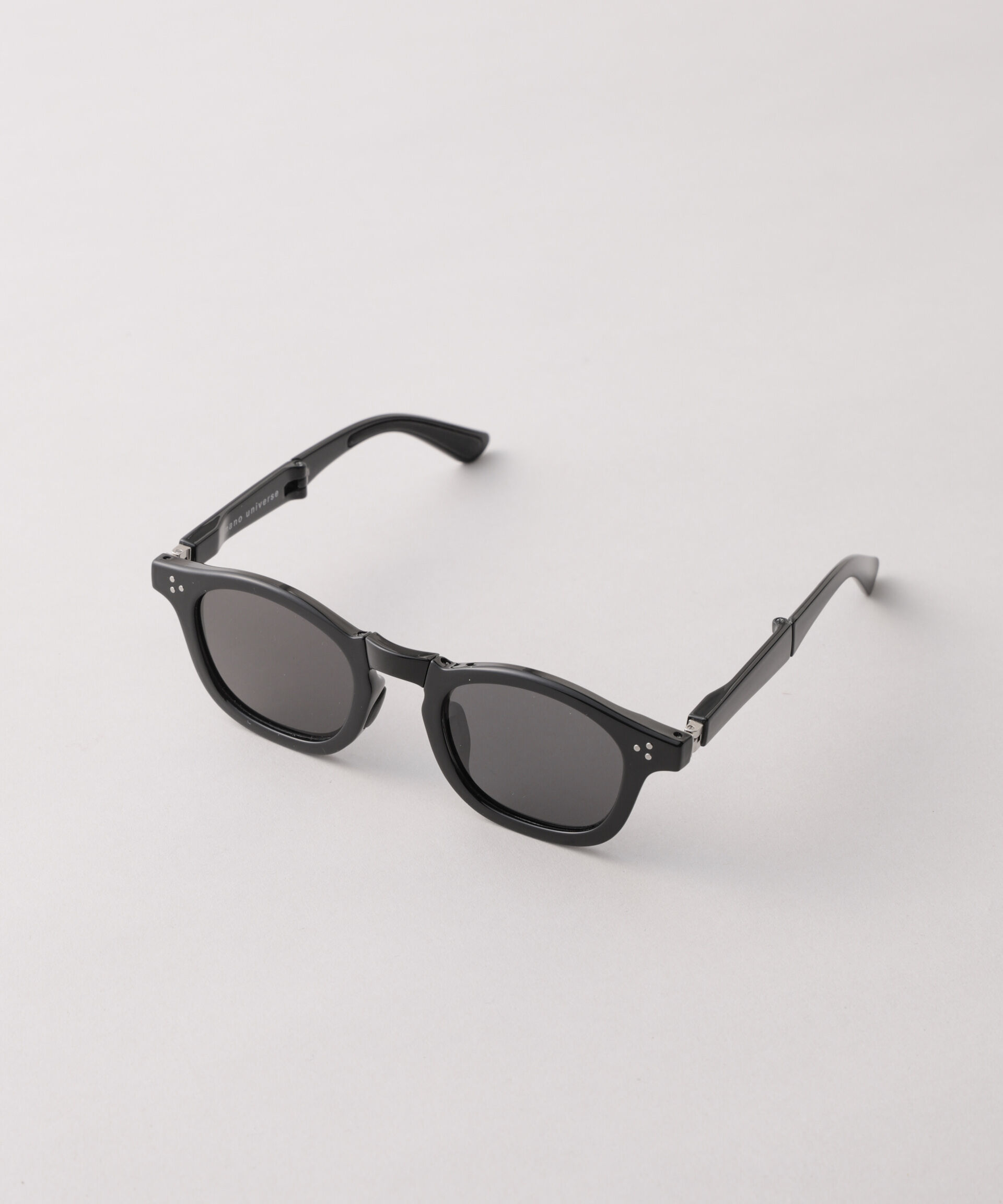 nano･universe「アイウェア/ボストン型　折り畳み式サングラス」|メガネ|