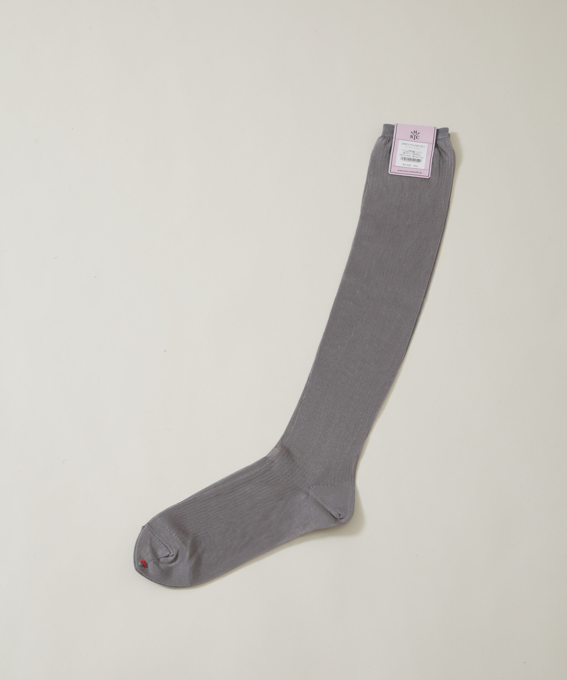nano･universe「MARCOMONDE/sheer ribbed high socks」|ソックス|