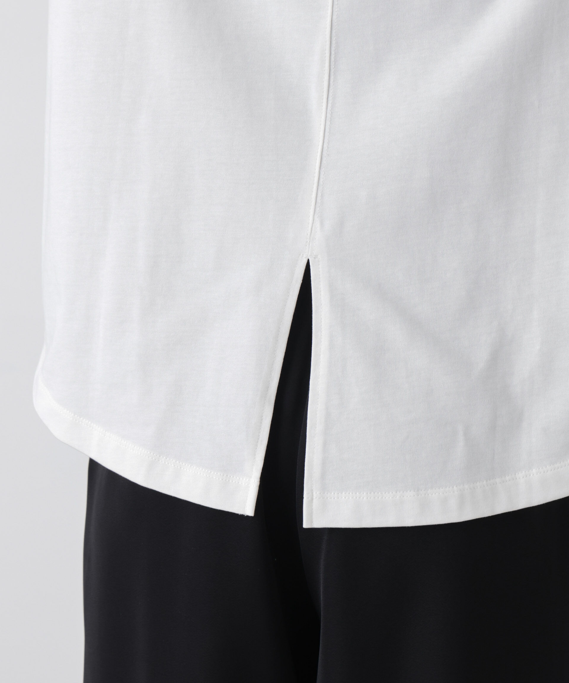 nano･universe「ロゴプリントロングスリーブTシャツ」|Tシャツ・カットソー|