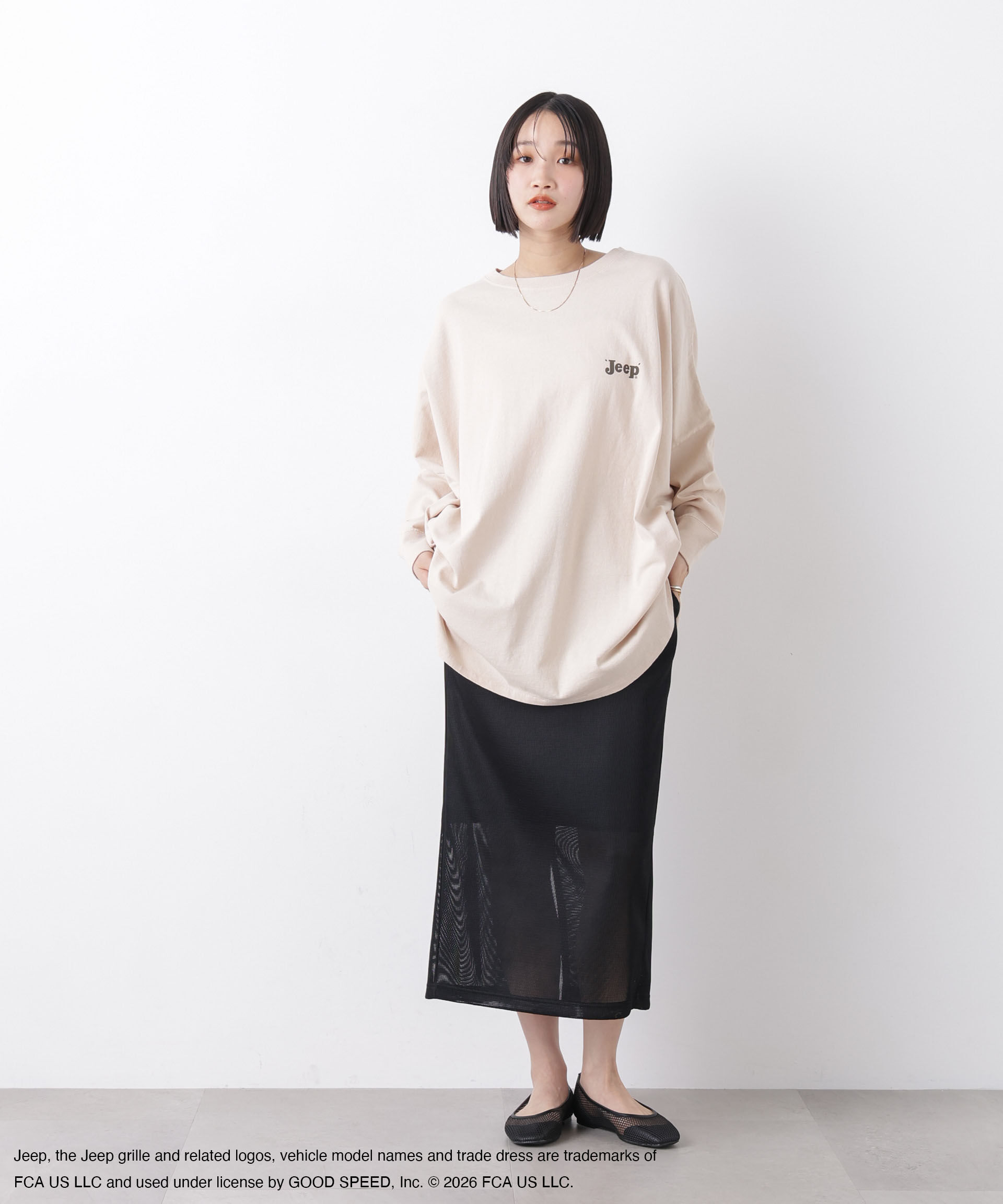 nano･universe「GOOD ROCK SPEED/ジープ Big LS shirts」|Tシャツ・カットソー|