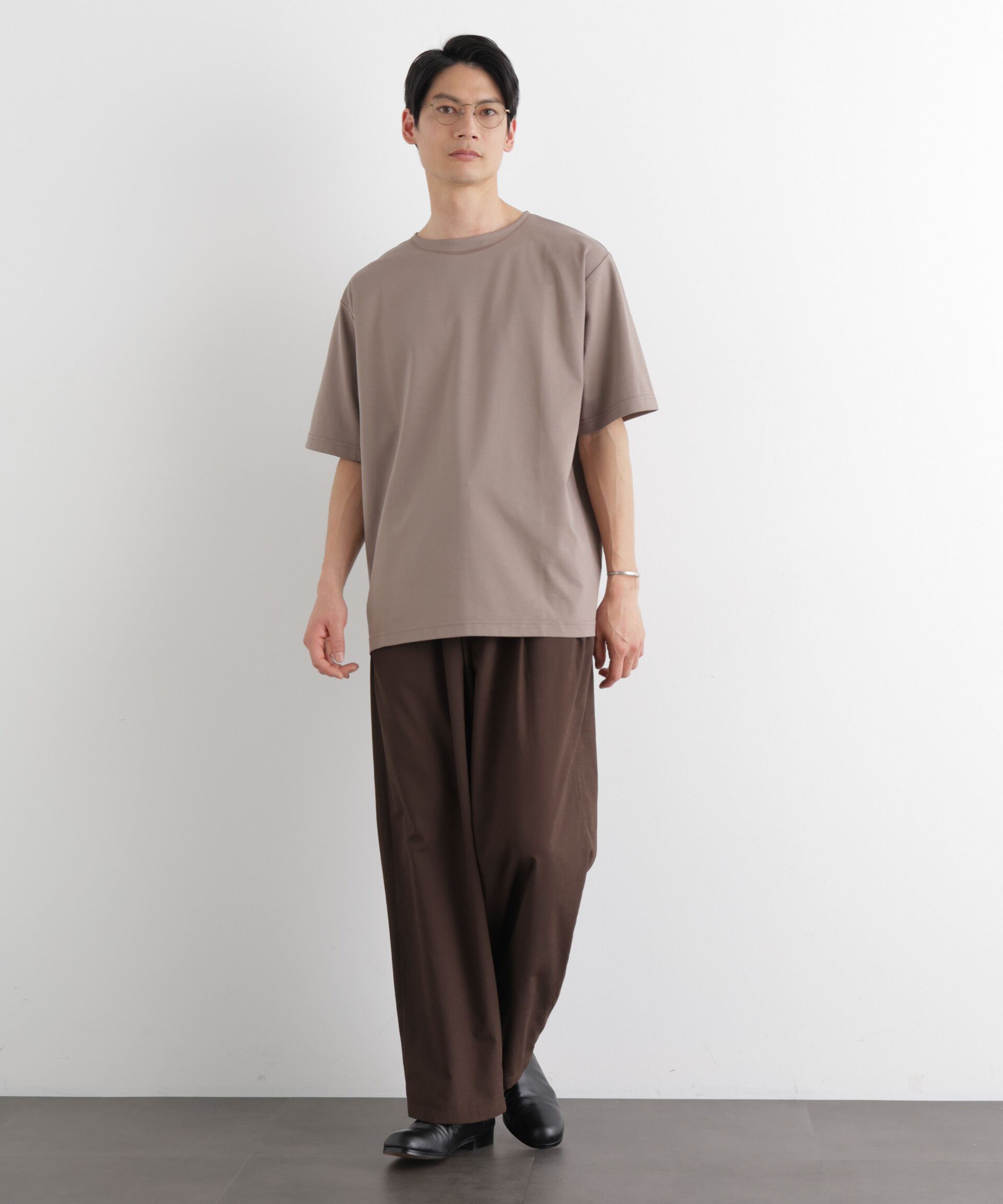 nano･universe「モクロディ ボートネック Tシャツ」|Tシャツ・カットソー|