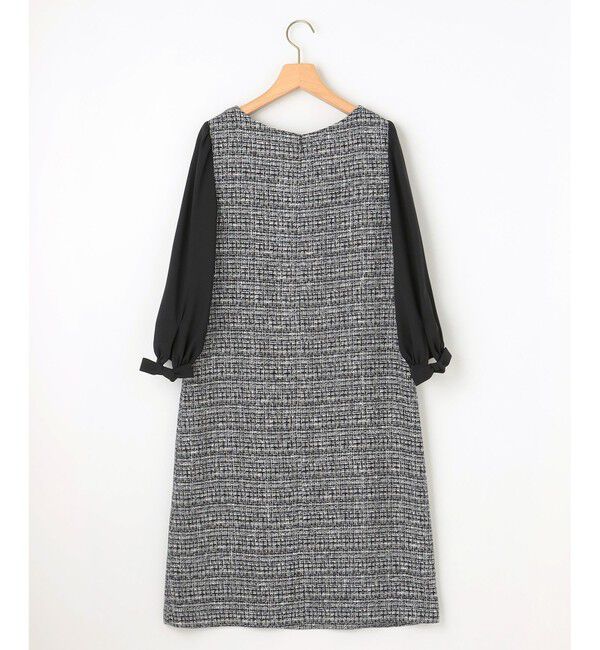 組曲「【KUMIKYOKU NAVY】ラメループモールツイード ワンピース」|ワンピース|