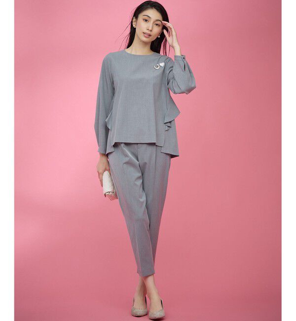 組曲「【KUMIKYOKU NAVY】ウーステッドライククロス イージーパンツ」|その他|