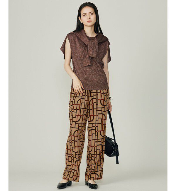 自由区「【カタログ掲載】カラーミックスラメ カーディガン」|カーディガン|