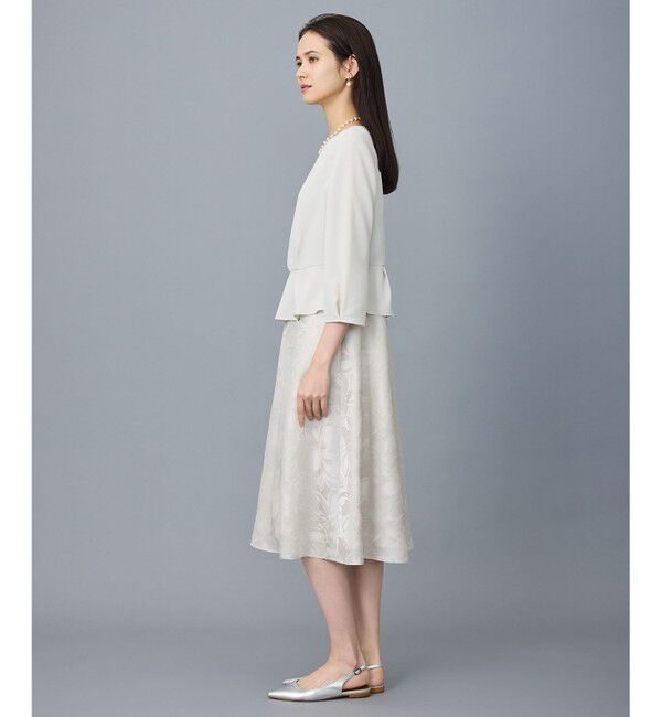 自由区「【カタログ掲載】フラワーオパールプリント ワンピース」|ワンピース|