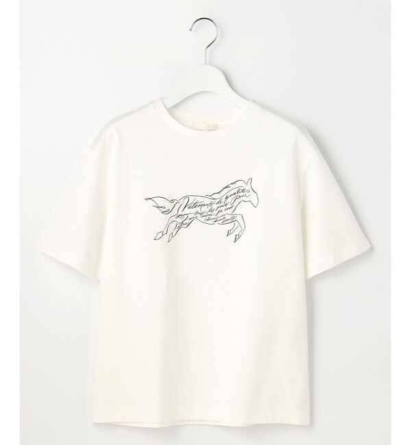 自由区「【カタログ掲載】ホースモチーフロゴ Tシャツ」|Tシャツ・カットソー|