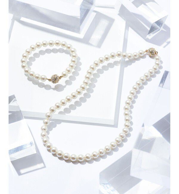 23区「【好評につき追加/VERY掲載】3WAY パール ネックレス」|ネックレス|