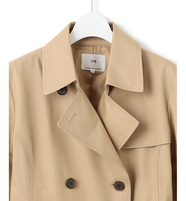 23区「エアータンブラー TCギャバジン ロング トレンチコート」|トレンチコート|