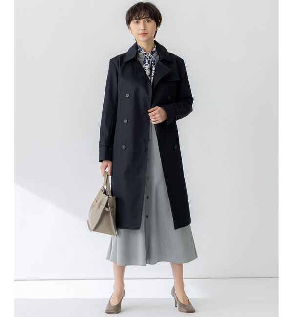 23区「エアータンブラー TCギャバジン ロング トレンチコート」|トレンチコート|