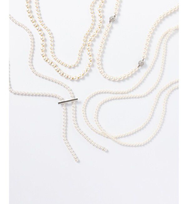 23区「【VERY・LEE掲載】プチパール ロング ネックレス」|ネックレス|