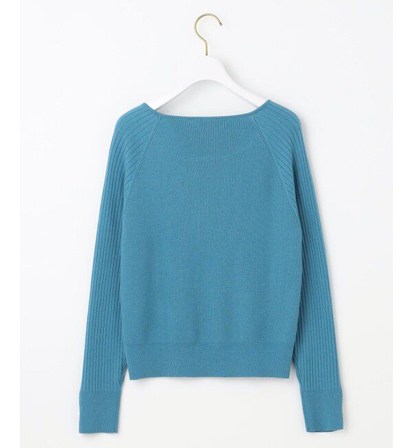 ANY SIS「【ウールブレンドシリーズ】ベースネックリブコンビ ニット」|ニット・セーター|