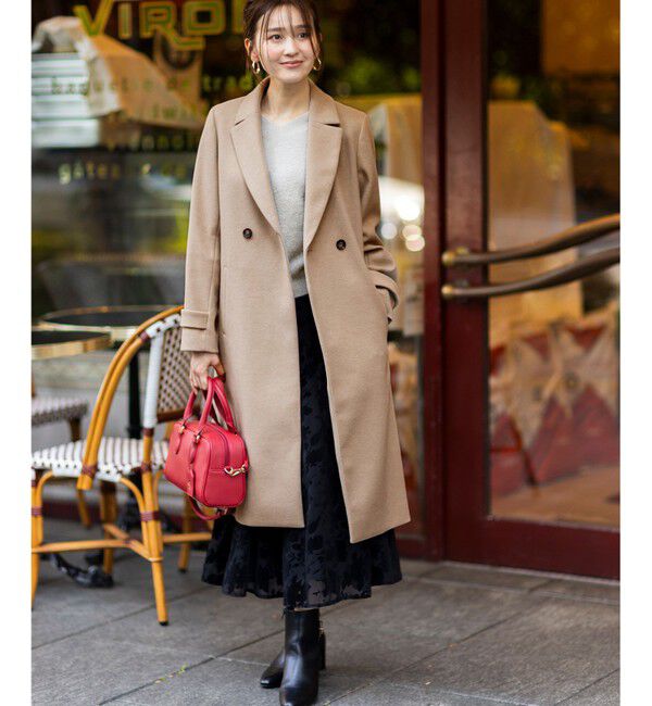 ANY SIS「ウールライクロング チェスターコート」|チェスターコート|