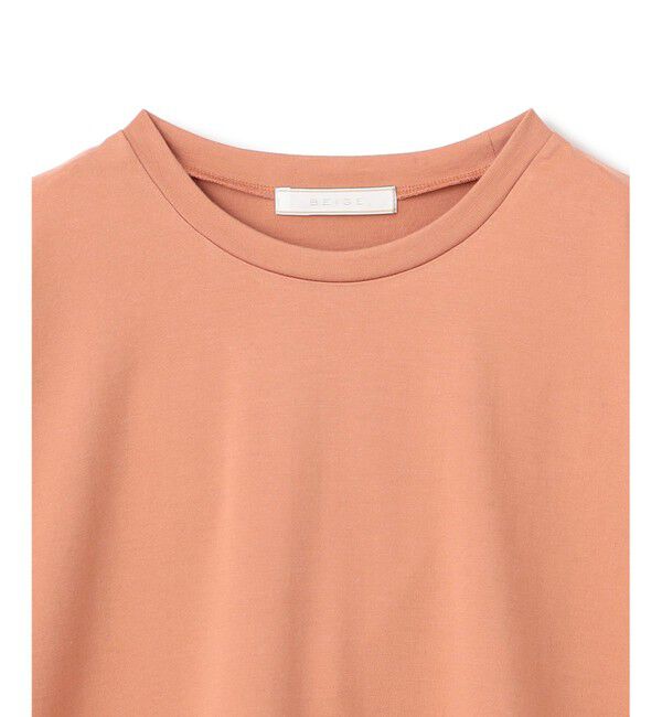 BEIGE,「【BEIGEecru/WEB限定・洗える】JERSEY STITCH / コットンオーバーサイズトップス」|Tシャツ・カットソー|