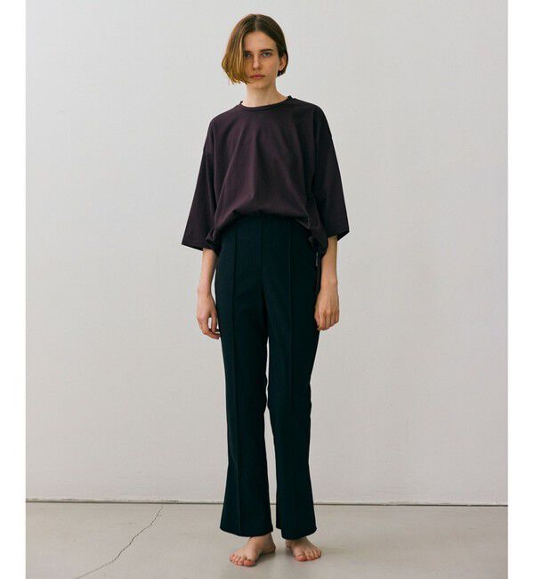 BEIGE,「【BEIGEecru/WEB限定・洗える】JERSEY STITCH / コットンオーバーサイズトップス」|Tシャツ・カットソー|