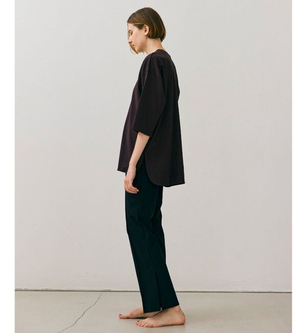 BEIGE,「【BEIGEecru/WEB限定・洗える】JERSEY STITCH / コットンオーバーサイズトップス」|Tシャツ・カットソー|