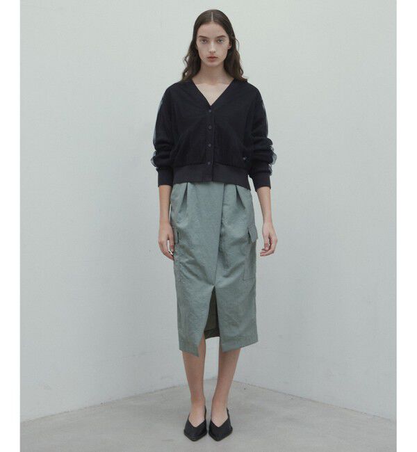 BEIGE,「【洗える】ACANTHUS / カーゴディティールコクーンタックスカート」|スカート|