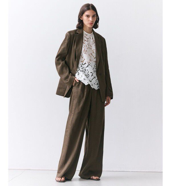 BEIGE,「MICA / リネンブレンドイージーワイドパンツ」|その他|