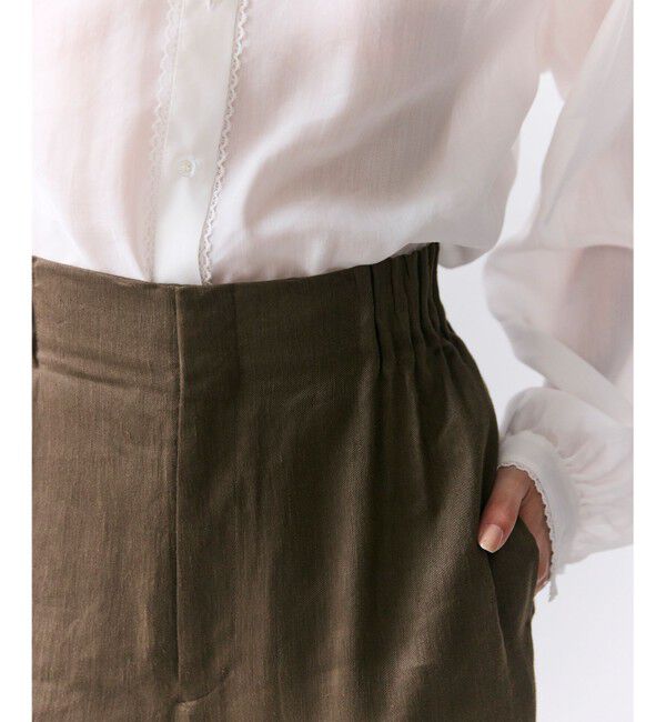 BEIGE,「MICA / リネンブレンドイージーワイドパンツ」|その他|