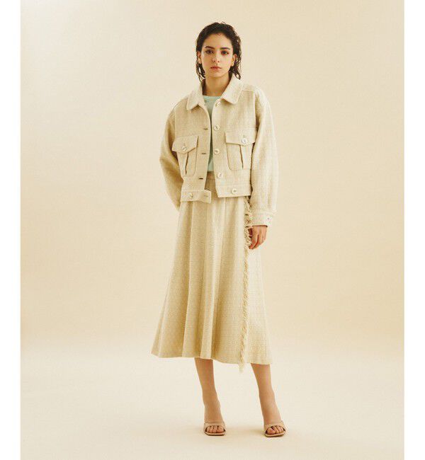 Grace Class「ツイーディーフリンジスカート」|スカート|