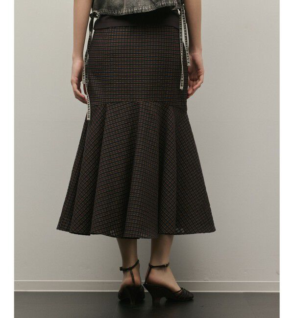 Diagram「【スタイリスト木津明子さんインスタライブ紹介】チェックマーメイドスカート」|スカート|
