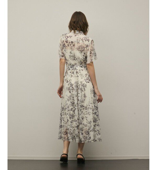 Diagram「【スタイリスト木津明子さんインスタライブ紹介】フラワープリントシャツフレアワンピース」|ワンピース|